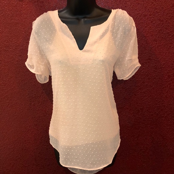 DR2 Tops - DR2 Sheer Blouse With Cami